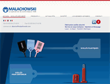 Tablet Screenshot of malachowski.com